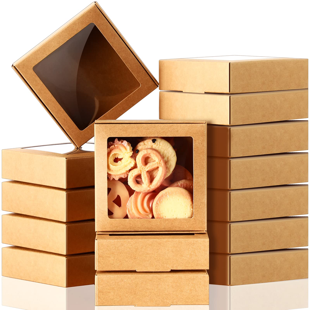 MacDonald DataPulse Gift Wrap Co. Matte Treat Boxes Natural