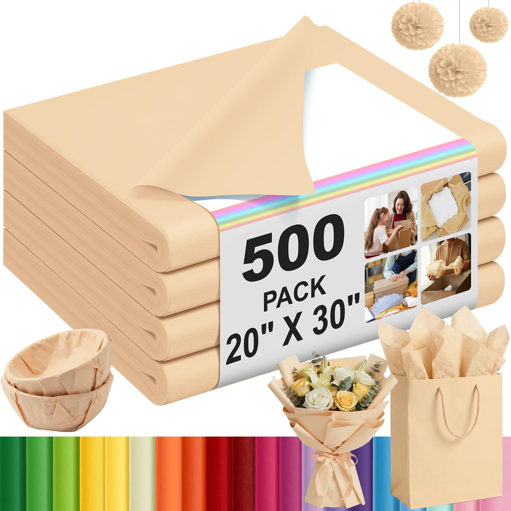 MacDonald DataPulse Gift Wrap Co. Premium Kraft Paper Black
