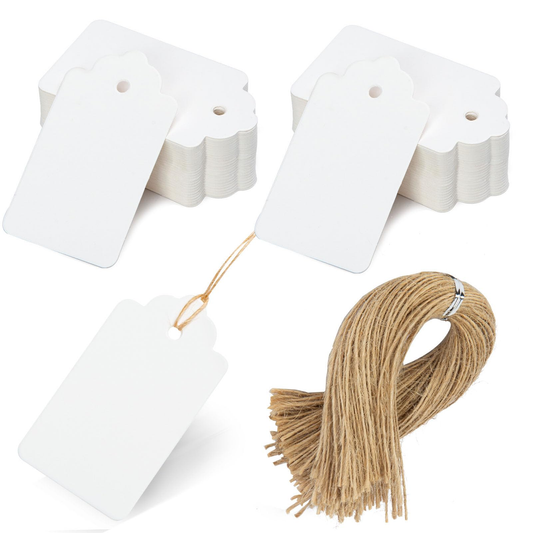 Gift Tag Set Kraft Rectangle product photo